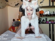 Preview 6 of Sex Love Doll Fuck Susumi Halloween 3. Werewolf Cosplay Amateur Home made Tight gripping pussy Cute