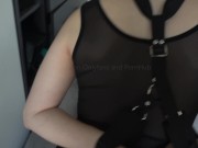 Preview 1 of Chinese halloween bondage pleasure slave used by BBC