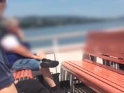 Preview 6 of REAL RISKY ! Me getting undressed on PUBLIC BOAT. 100% real