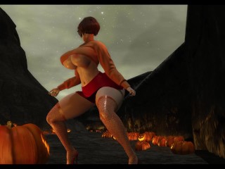320px x 240px - Velma Scooby-Doo shaking her delicious body (3D Cosplay) - Second life |  free xxx mobile videos - 16honeys.com