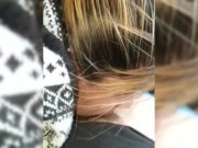 Preview 6 of Bbw giving me sloppy head in the car compilation
