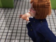 Preview 2 of [JUJUTSU KAISEN] Nobara Kugisaki fucked in toilet 3D HENTAI