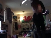 Preview 2 of SexyStripper Cow Girl Light Whip Dance (SFW)