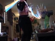Preview 4 of SexyStripper Cow Girl Light Whip Dance (SFW)
