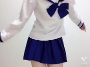 Preview 1 of 女子〇生の制服姿