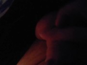 Preview 3 of POV teen guy jerking by blanket when mom next room