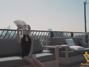 Preview 2 of Fucking Petite Blonde Housewife after outdoor blowjob- Psychoporn 色控
