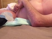 Preview 4 of Guy in wheelchair cock dripping in cum