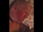 Preview 2 of Bald & Browless Sex Slave turned into a Cum Pig by Turkish Masters