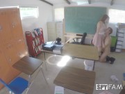 Preview 5 of Schoolgirl Gets Caught Doing Porn & Taught A Lesson By Her StepDad Principle