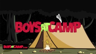 Boys At Camp - Scout Teen Caught Masturbating Behind A Tree by Hung Scout Masters Who Proceed To Ass