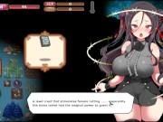 Preview 6 of Vampire female and Oho forest [PornPlay Hentai sex game] Ep.1 Creampie with a defiant vampire girl
