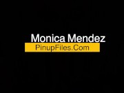 Preview 1 of Monica Mendez shows to you her big boobs as halloween treat