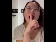 Preview 1 of Asian Chinese big ass teen getting naughty in public fitting room - YimingCuriosity Amateur POV
