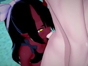 Preview 4 of Meru the Succubus getting fucked at the beach!