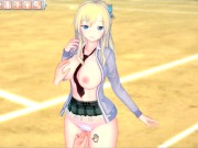 Preview 2 of [Hentai Game Koikatsu! ]Have sex with Big tits Haganai Sena kashiwazaki.3DCG Erotic Anime Video.
