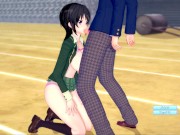 Preview 5 of [Hentai Game Koikatsu! ]Have sex with Big tits Haganai Yozora Mikazuki.3DCG Erotic Anime Video.