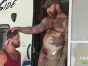 Preview 3 of TRAILERTRASHBOYS Bearded Jack Dixon Barebacks Wesley Woods