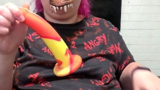 Showing you the new dildos I bought