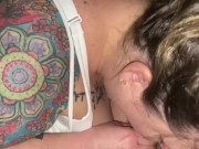 Preview 2 of Tattooed bbw milf drains my cock