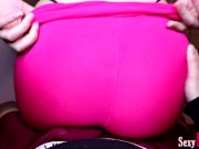 Preview 6 of Hot Assjob Lap Dance in Tight Pink Yoga Pants after Workout