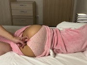 Preview 2 of Huge creampie for my cute 18 years old step sister