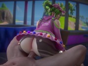 Preview 1 of Fortnite Zoey big ass cowgirl - (Fpsblyck)