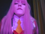Preview 6 of POV: Greedy slut Zero Two can't stop squirting while you fuck her - Cosplay Spooky Boogie