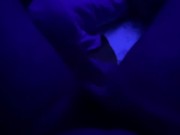Preview 2 of Horny with the blacklight on
