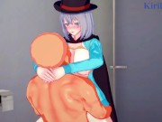Preview 6 of A Sempai is manipulated into having a fuck with an old guy in the bathroom. - Magical Sempai Hentai