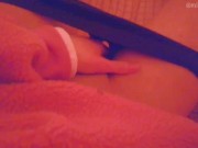 Preview 5 of Pov : It's cold and a girl masturbates to be warm satisfyer under the sheets cute teen orgasm