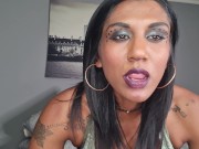 Preview 2 of I am not worthy of your cock | jerk off for me and cum in my worthless Indian whore face