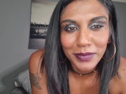 Preview 4 of I am not worthy of your cock | jerk off for me and cum in my worthless Indian whore face
