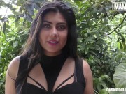 Preview 2 of CARNEDELMERCADO - Curvy Latina Carmen Lara Does Her Very First Porn Movie Full Scene
