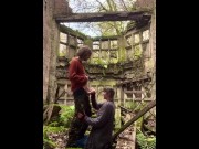 Preview 5 of British couple suck and fuck in an abandoned mansion