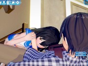 Preview 4 of Koikatsu![Strike the bloode ] Yukina Himeragi with SEX (3D Hentai)