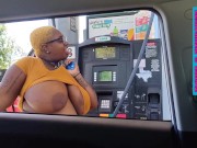 Preview 5 of Flashing My Big 38N Tits At The Gas Station