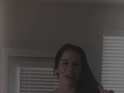 Preview 4 of SEXY  MILF OFFERS TO PAY HER DEBTS WIITH FACE FUCKING DEEPTHROATING SLOPPY BJ