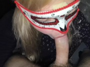 Preview 2 of Passionate Blonde No Hands Blowjob