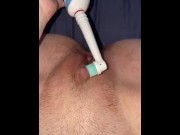 Preview 5 of Watch me cum from a toothbrush! (Anny_Baily)