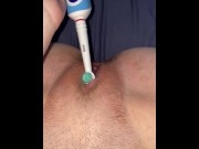 Preview 6 of Watch me cum from a toothbrush! (Anny_Baily)