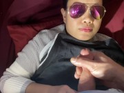 Preview 4 of Asian Maid Thick Full Balls Facial Cumshot For A Tip!