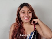 Preview 1 of Young sexy 19 year old Latina is fucked hard at casting - Lucy Moe