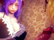 Preview 4 of Fox maid in Futa mansion 3D