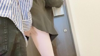 19year-old Japanese girl who is former student as private tutor wear her highschool uniform fullver