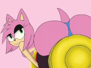 Preview 6 of Speed Paint: Amy Rose Sonic Fanart