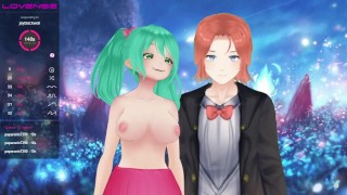 Hentai Vtuber Couple Cam Stream~MagicalMysticVA & ZenZer0 Chaturbate Stream! 11-12-21