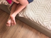 Preview 6 of Couldn't resist and Fucked  Step Mom When she Couldn't Get Out From Under The Bed - Russian Amateur