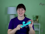 Preview 4 of Toy Review - Alive Caribbean Shine G-Spot Pulsating + Clitoral Sucking Vibrator with Flexible Shaft