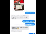 Preview 5 of Wife and girlfriend surprise husband with threesome for Christmas - takes turns fucking